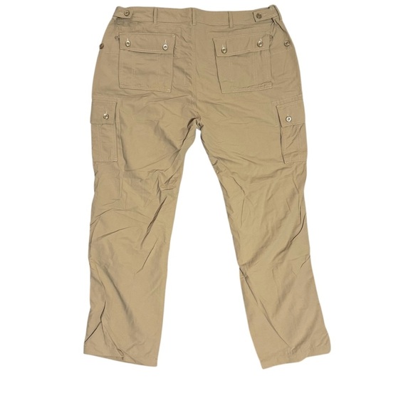 Clothing Arts Pants Men 40x32 Tan Adventure Traveler Zip Pick Pocket Proof NWT - Picture 1 of 6